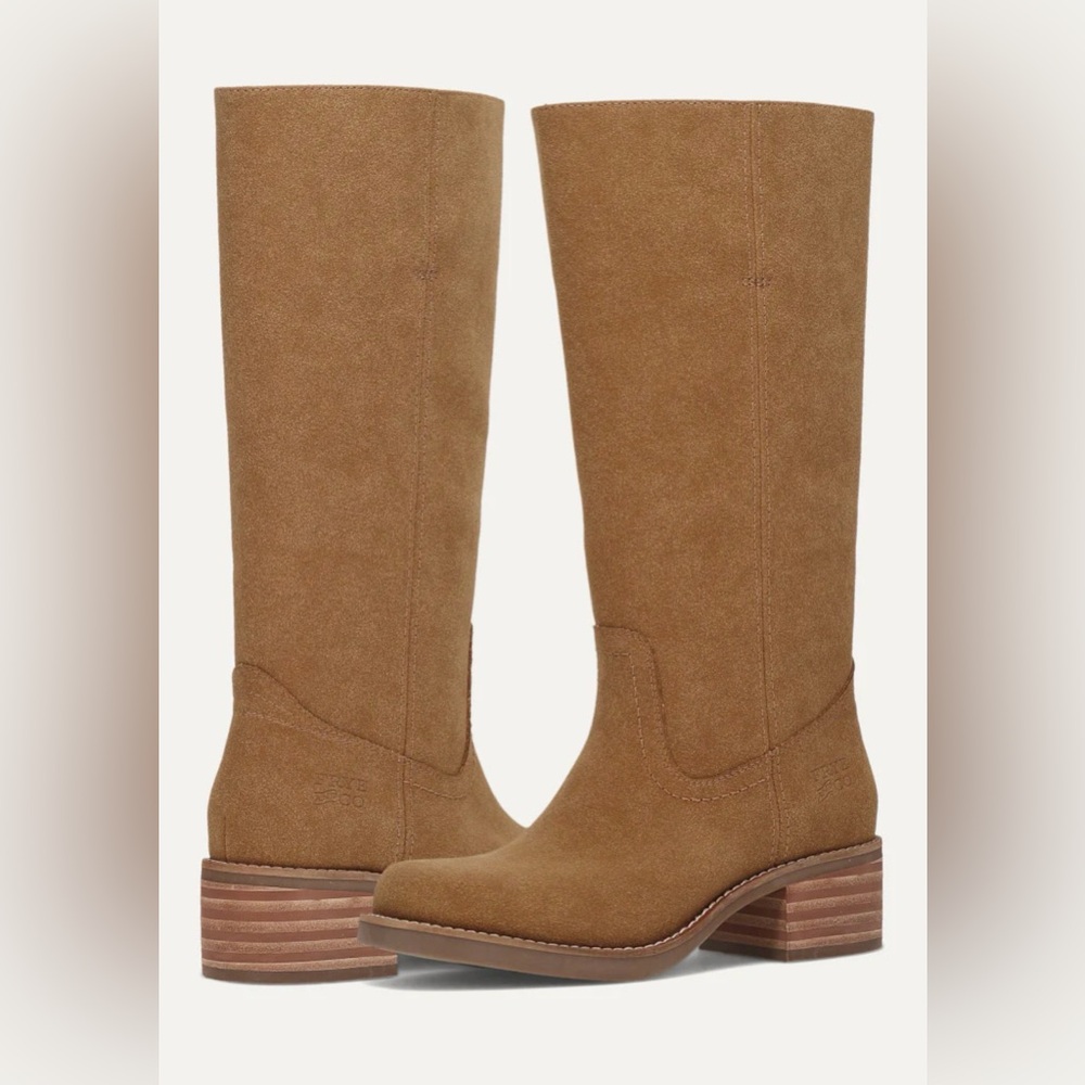 FRYE AND CO. MIRANDA 14 Boots Cognac